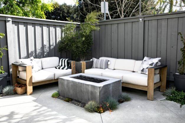 outdoor living space