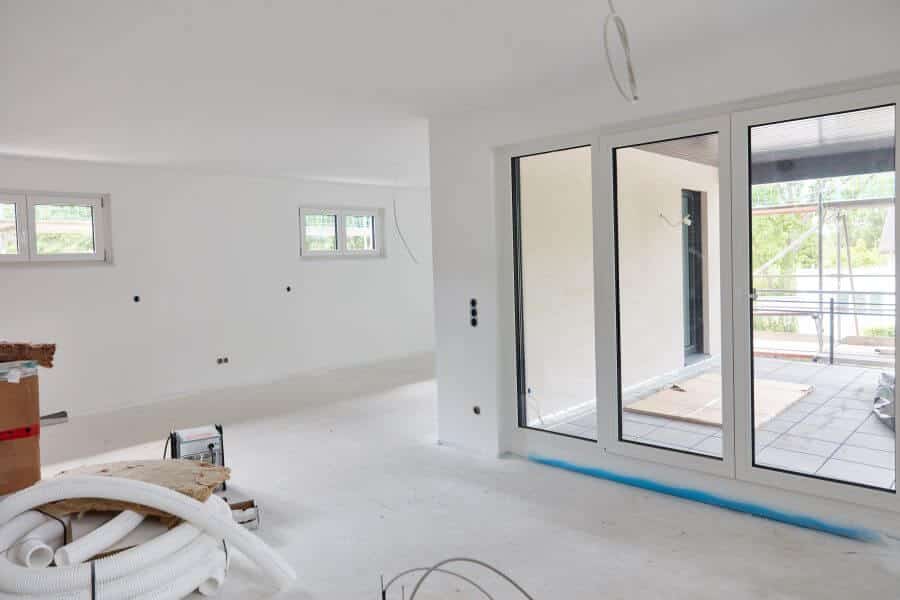 renovating living room