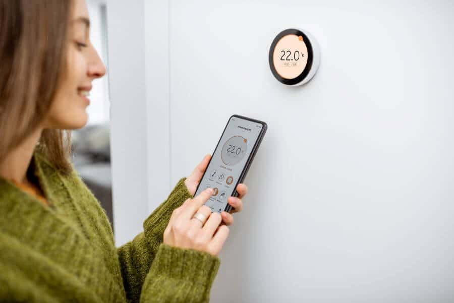 smart thermostat for central heating