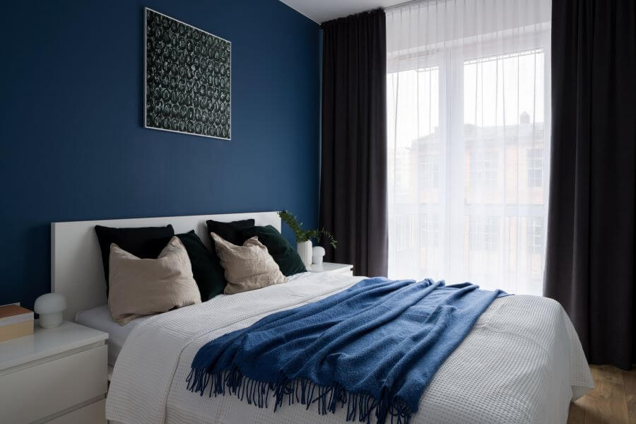Instagram Stats Show Most Popular Colours For Bedrooms blue bedroom