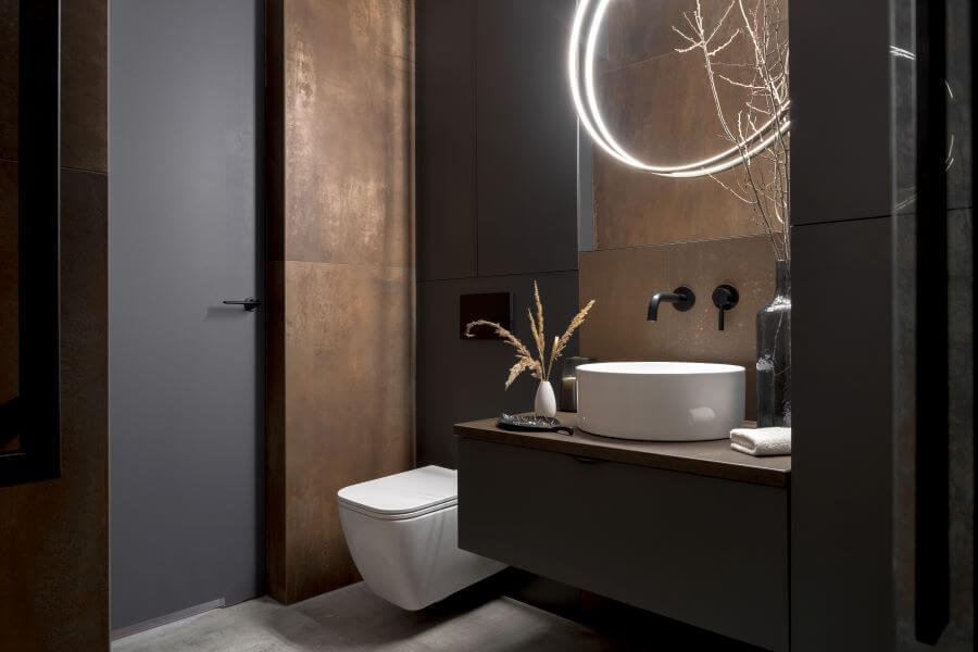 modern small bathroom