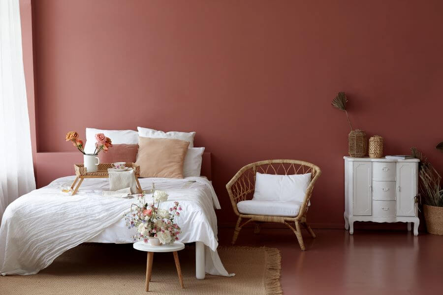 Instagram Stats Show Most Popular Colours For Bedrooms pink bedroom walls
